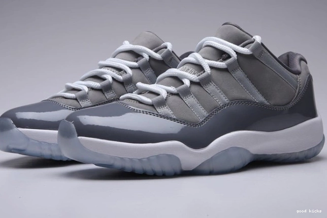 Cheap Air Jordan 11 Low Cool Grey 528895-003 0706